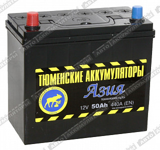 Автомобильный аккумулятор 6СТ-50.1L Азия - фото