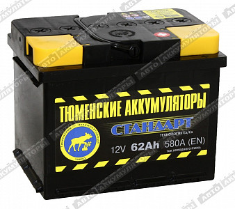 Автомобильный аккумулятор 6СТ-62.0LR Standard - фото Автомобильный аккумулятор 6СТ-62.0LR Standard - фото