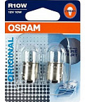 Лампа указателя поворота 12В OSRAM R10W 12V-10W блистер 2шт. Лампа указателя поворота 12В OSRAM R10W 12V-10W блистер 2шт.