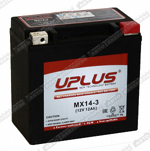 Мотоаккумулятор Power Sport MX14-3 (YTX14L-BS) - фото