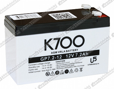 Тяговый аккумулятор GP 7.2-12 - фото